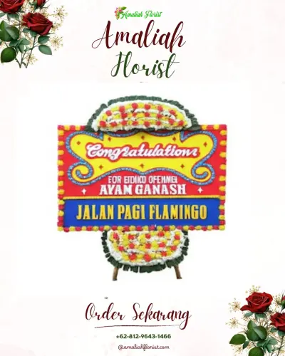 Bunga Papan Congratulation di Tafraka